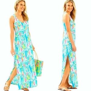 Lilly Pulitzer NWT - Kerri Maxi Dress - Beach and Bae